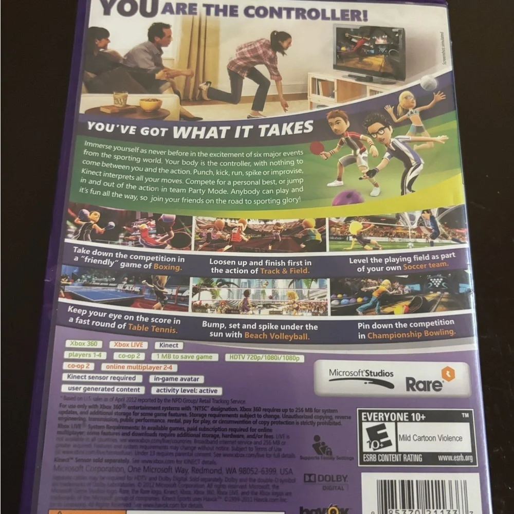 Kinect Sports for Xbox 360 -